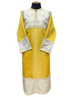 Стихарь ,парча Т (комбинированный) желтое-золото 130 см