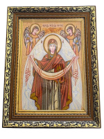 Покров Пресвятой Богородицы (янтарь) 28/37