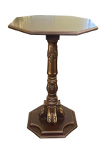 Подставка для литийного блюда (резная, патина, МДФ) 50/50/83 см