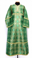Стихарь детский, парча-атлас Индонезия (зеленый) 125 см