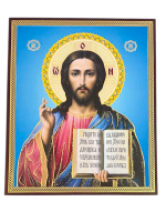 Литография иконы СПАСИТЕЛЬ  20/24 см