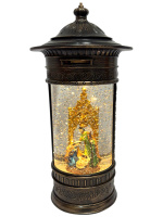 ФОНАРЬ Рождественский ВЕРТЕП LED Музыкальный 26/10см