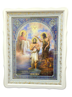 Рождество Господне белая рамка, 40/50 см