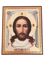 Литография иконы СПАС НЕРУКОТВОРНЫЙ 20/24 см