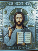 Лик Вседержитель (серебро тиснение) 15/18