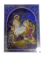 Икона литография Рождество Христово 30/40 см