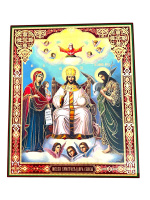 Литография иконы ЦАРЬ СЛАВЫ 20/24 см