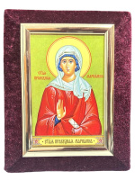 Икона бархат св. пр. Мариамна  9/12 см