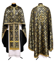 Облачения греческого покроя парчаТ (дубок) 54/145