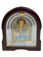 Ангел Хранитель темная рамка (арка) 25/28 см