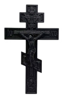 Крестик для погребения, пластик  13/8см 