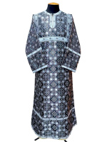 Стихарь парча (черный с серебром) 150см