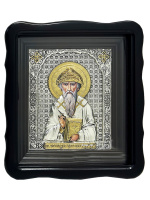 СПИРИДОН ТРИМИНФУНТСКИЙ ↕25см ↔21.5см Дерево Шелкография Гальванника