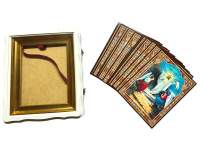 Киот деревянный для ликов ↨40↔33 см  (литография 22/28)