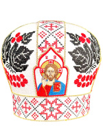 Митра иерейская вышивка на парче  (калина) 58р