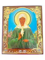 Литография иконы МАТРОНА 20/24 см