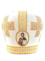 Митра, греческая ткань, стразы 58,5р