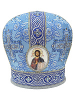Митра парча (голубое серебро) 61р