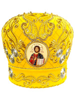 Митра, бархат ( вышивка Царская, камни) 59р