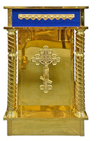 ПОДСТАВКА Синяя   ↕92см ↔50см ↕50см   Булат Бархат 