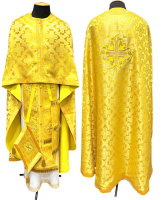 Облачения греческого покроя парча Т (крест в цветах) 52/145