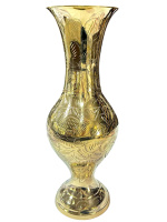 Ваза латунь Греция (рельефная) 35см
