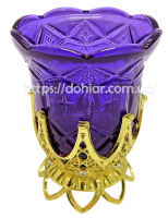 ЛАМПАДА напрестольная ↕10см Ø7,5см Латунь 