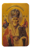 Икона магнит НИКОЛАЙ Чудотворец 5/8 см