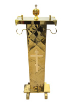 ПОДСТАВКА под Кадило + свечи ↕108см ↔37см ↕25см Булат