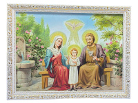 Икона репродукция Святое Семейство 35/45 см