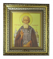 Икона Сергей Радонежский (печать на холсте) 23/26