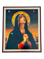 Литография иконы СКОРБЯЩАЯ 20/24 см