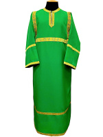 Стихар из ткани габардин, зеленый 150