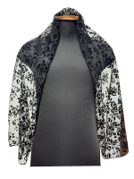 ШАРФ Ритуальный  черный  35/150 см