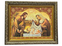 Икона репродукция Святое Семейство 25/30