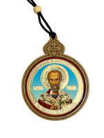 Подвеска  Дерево НИКОЛАЙ ЧУДОТВОРЕЦ  6/6см