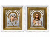Вседержитель Казанская  №27Ф (рамка) 25/29 см