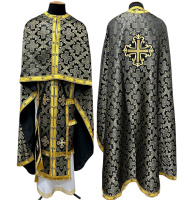 Облачения греческого покроя парча Т (ромб роза) 58/145