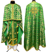 Фелонь греческая парча Т(крест в рамке) 50/145