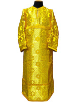 Стихарь ,парча Т (звезда) желтое-золото 130 см