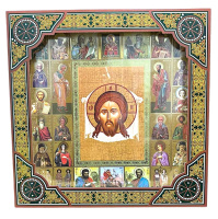 Спас Нерукотворный  (багетная рамка, подарочная коробка) 26/26см