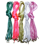 Шнурок для креста шелковый, цветной