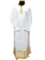 Подризник комбинированный костюмка + парча Т 52/150