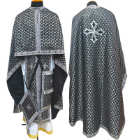 Облачения греческого кроя парча Т (мелкий крестик) 48/145