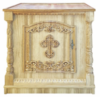 ЖЕРТВЕННИК  ↕102см ↔98см ↕70см   Дуб Шпон 