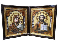 Вседержитель Казанская (янтарь) 26/31