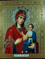 Лик Иверская Б.М (золото) 15/18