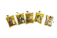 Ладанка текстиль (икона, на булавке)