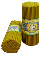 Свечи ПАРАФИНОВЫЕ  темные №40 (200 шт) БЕЗ СКИДОК!
