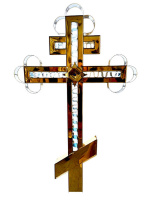 Крест на купол фигурный 130 см